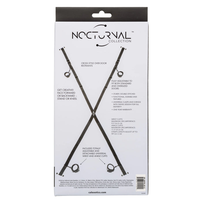 Nocturnal Collection Over The Door Cross - Black