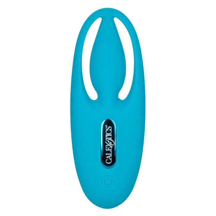 Neon Vibes The Orgasm Vibe Rechargeable Silicone Finger Vibrator - Blue