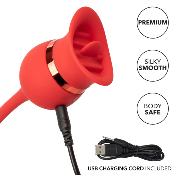 French Kiss Casanova Clit Stimulator - Red