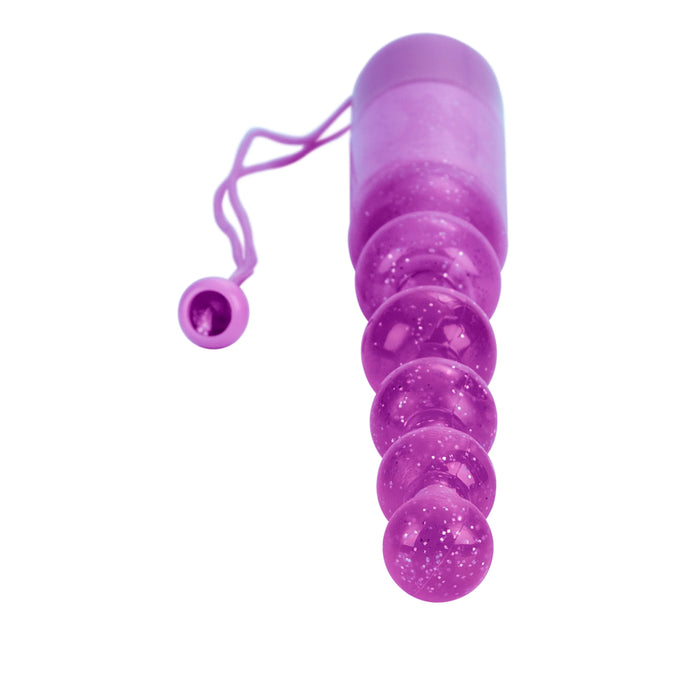 Vibrating Pleasure Beads Anal Beads - Purple