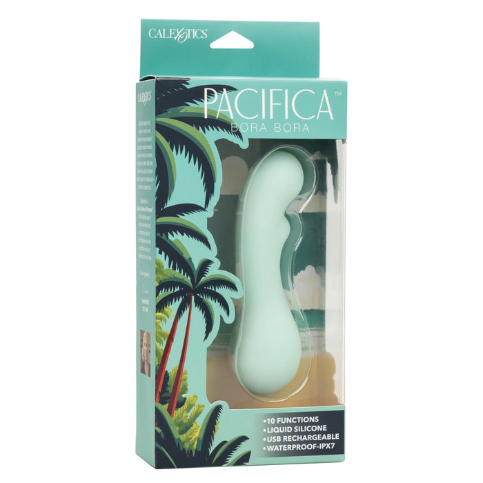 Pacifica Bora Bora Rechargeable Silicone Vibrator - Green