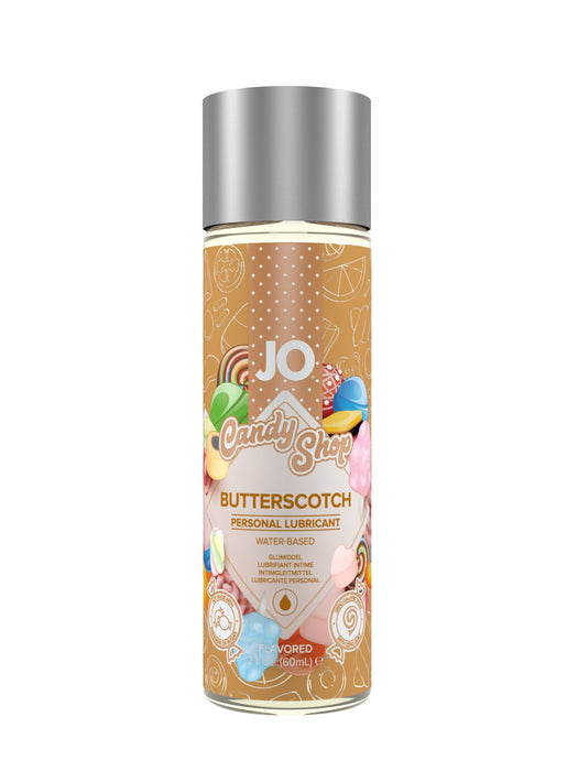 JO H2O Candy Shop Water Based Flavored Lubricant Butterscotch 2oz