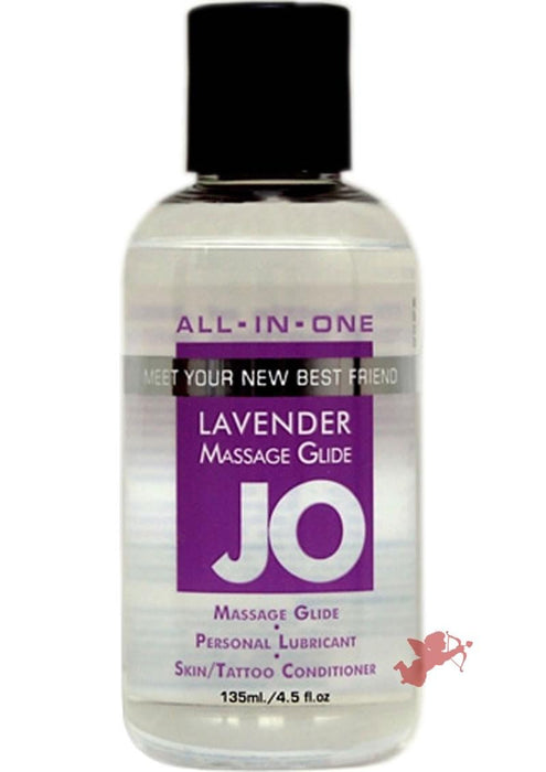 JO All-In-One Silicone Massage Glide Lavender 4oz
