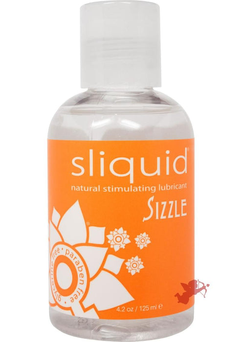 Sliquid Naturals Sizzle Warming Water Based Lubricant 4.2oz