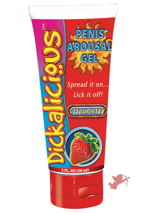 Dickalicious Strawberry Penis Arousal Gel 2 Ounce