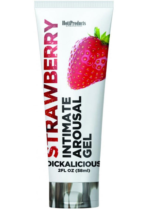Dickalicious Strawberry Penis Arousal Gel 2 Ounce