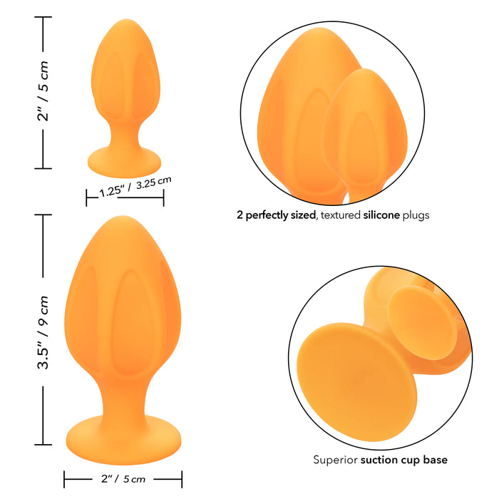 Cheeky- Orange Small and Large Plug Kit