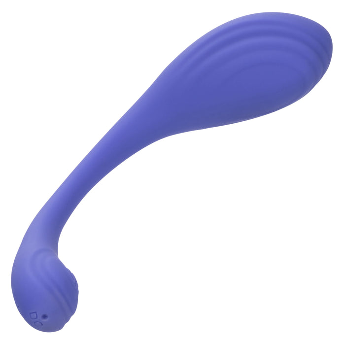 CalExotics Connect Kegel Exerciser Rechargeable Silicone App Compatible Stimulator with Remote - Purple