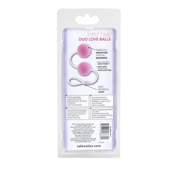 First Time Duo Lover Kegel Balls - Pink