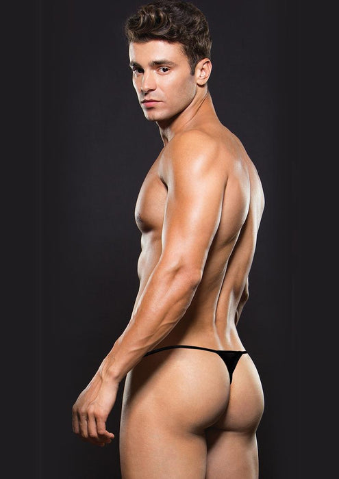 BLE077 L/XL Black Envy Mesh G-String