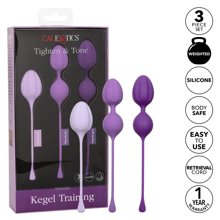 Kegel Training (3 piece) Set - Purple