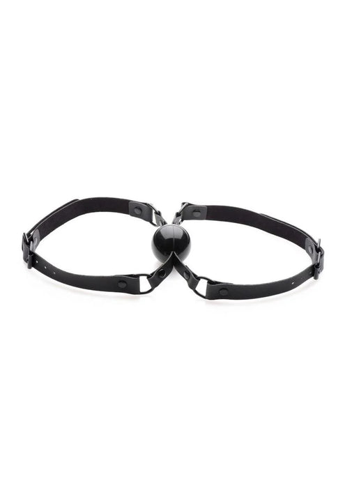 Master Series Doppelgänger Silicone Double Mouth Gag - Black