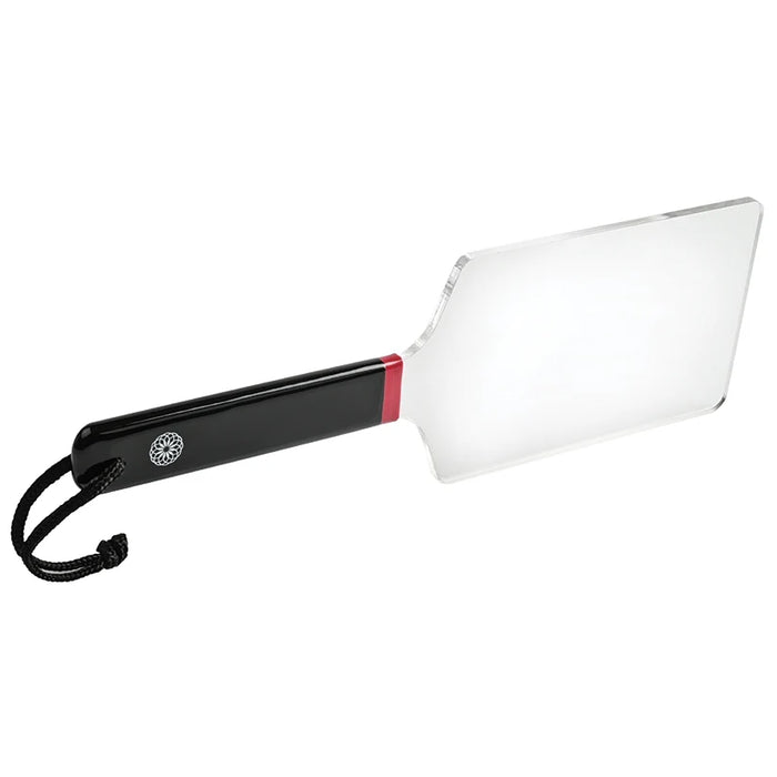 Saffron Acrylic Paddle - Clear/Black