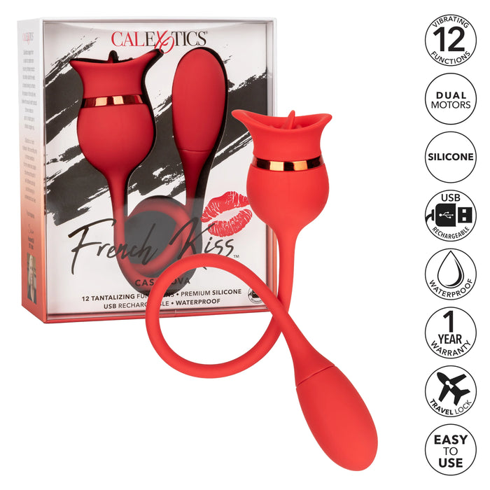 French Kiss Casanova Clit Stimulator - Red