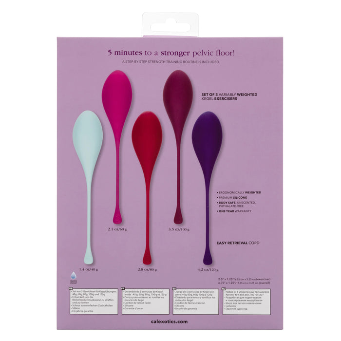Kegel Training (5 piece) Set - Assorted Colors