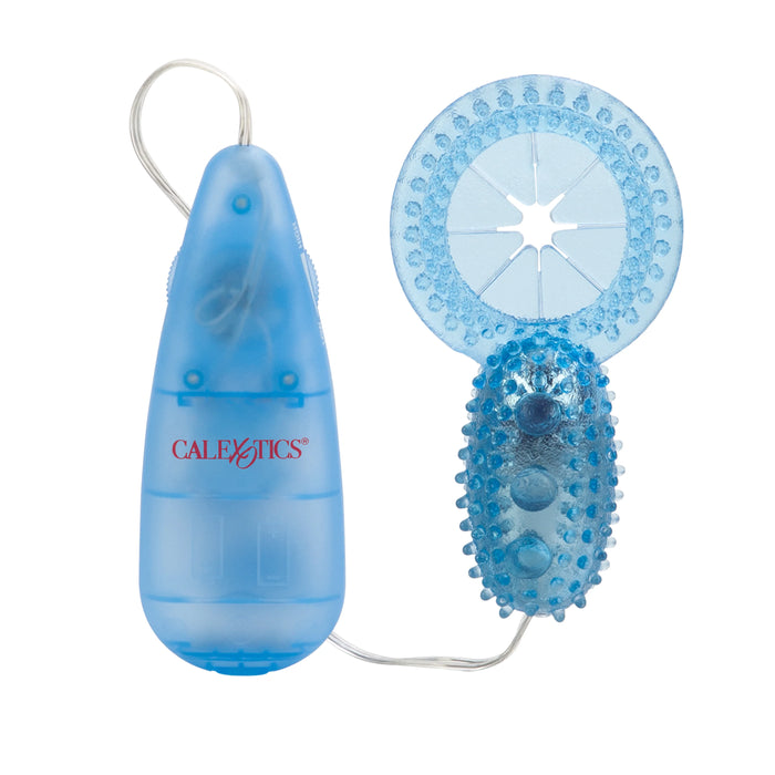 Shane's World His Stimulator Vibrating Cock Ring - Blue