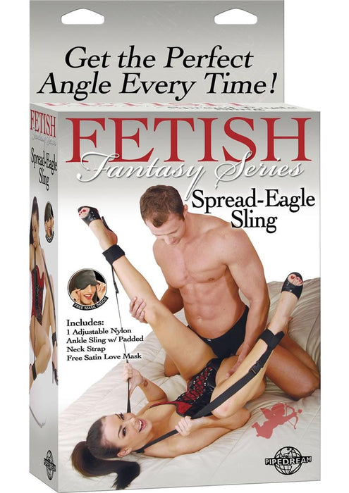Fetish Fantasy Series Spread-Eagle Sling - Black