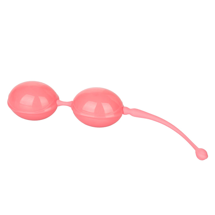 Weighted Kegel Balls Silicone with Retrieval Cord - Pink