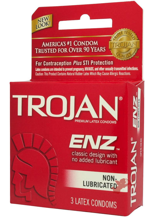 Trojan En Non-Lubricated - Box of 3