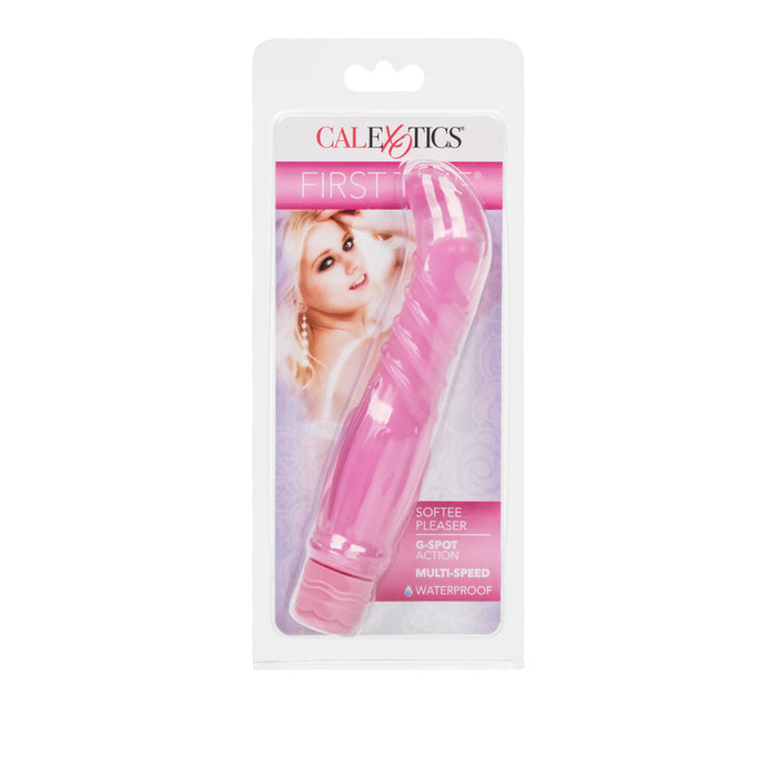 First Time Softee Pleaser Vibrator - Pink