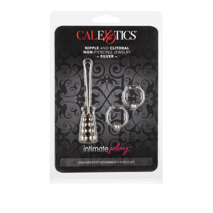 Intimate Play - Nipple and Clitoral Non-Piercing Body Jewelry - Silver