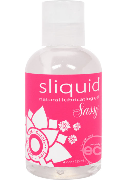 Sliquid Naturals Sassy Intimate Gel Water Based Anal Lubricant 4.2oz