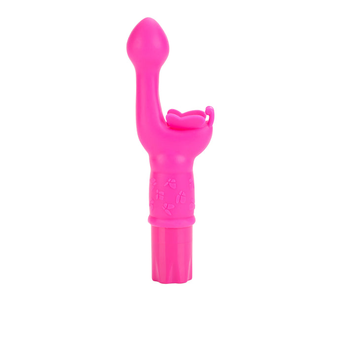 Butterfly Kiss Silicone Vibrator - Pink
