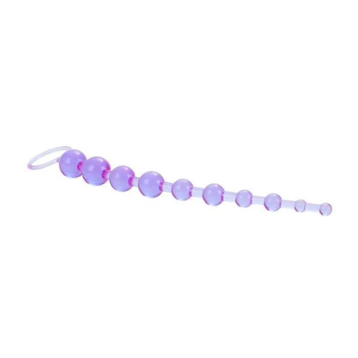 X 10 Anal Beads - Purple