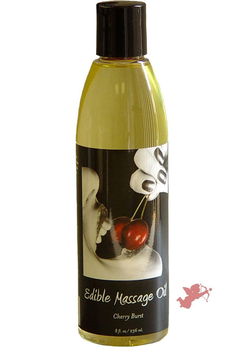 Edible Massage Oil Cherry Burst 8 Ounce