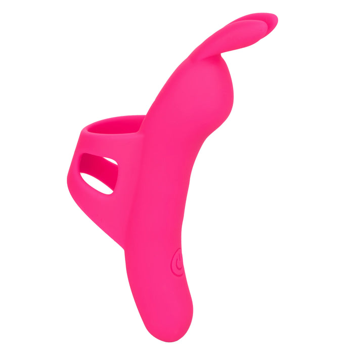 Neon Vibes The Flirty Vibe Rechargeable Silicone Finger Vibrator - Pink