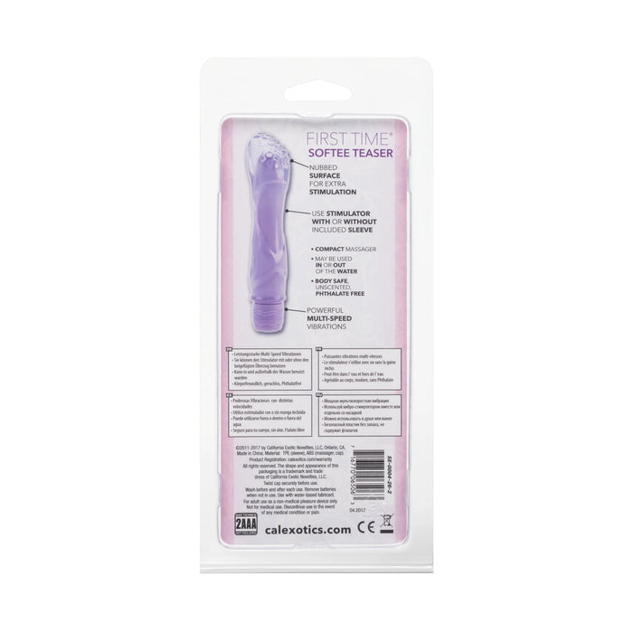 First Time Softee Teaser Vibrator - Purple