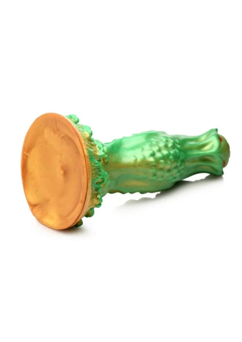 Creature Cocks Nebula Alien Silicone Dildo - Green/Gold/Red