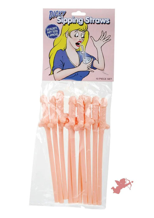 10 Pak Flesh Straws