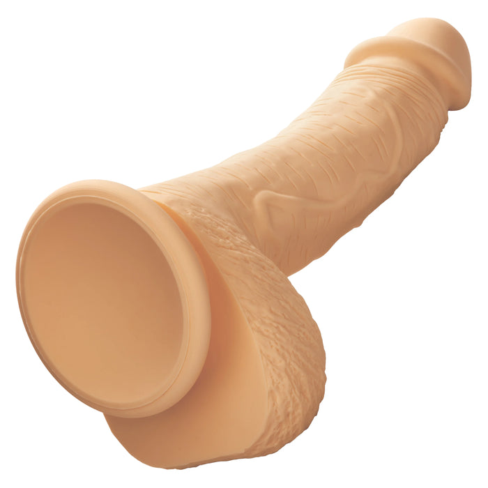 Silicone Studs Dual Density with Suction Cup Base 6.25in - Vanilla
