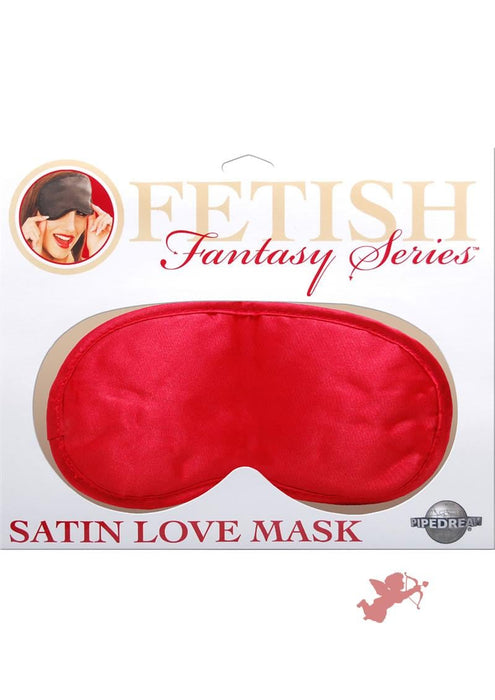 Fetish Fantasy Satin Love Mask Red