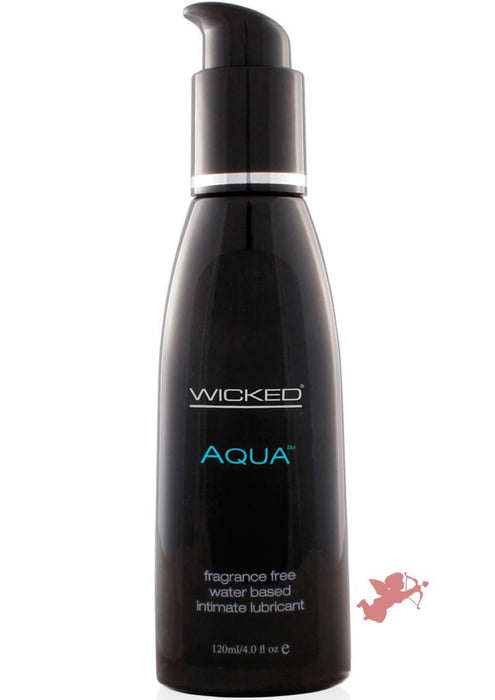 Wicked Aqua Water Based Lubricant Fragrance Free 4oz