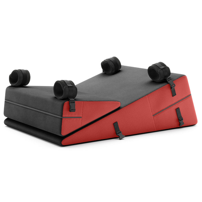 Liberator Black Label Wedge Ramp Combo with Cuffs - Two-Tone Ultraleather/Microfiber