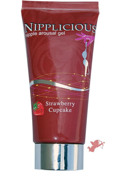 NIPPLICIOUS Nipple Arousal Gel Strawberry Cupcake 1oz