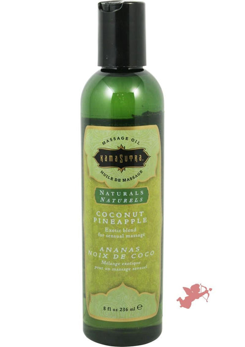 Kama Sutra Naturals Massage Oil Coconut Pineapple 8oz