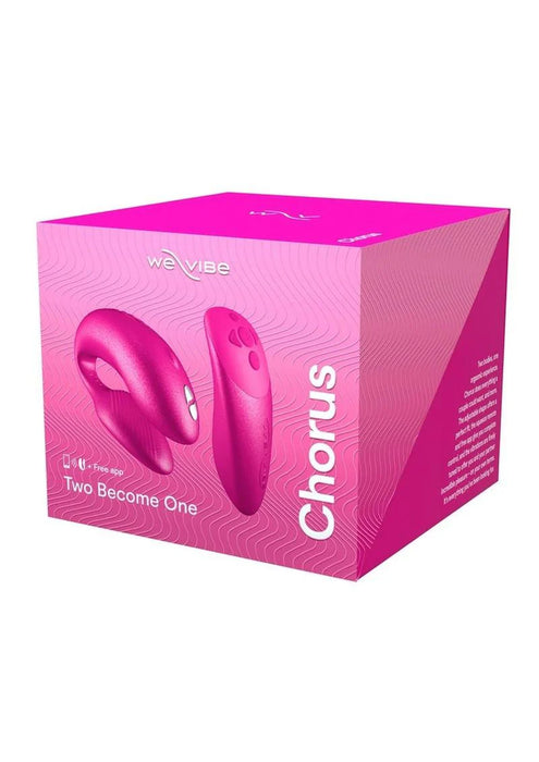 We-Vibe Chorus Rechargeable Couples Vibrator with Squeeze Remote Control - Cosmic Pink