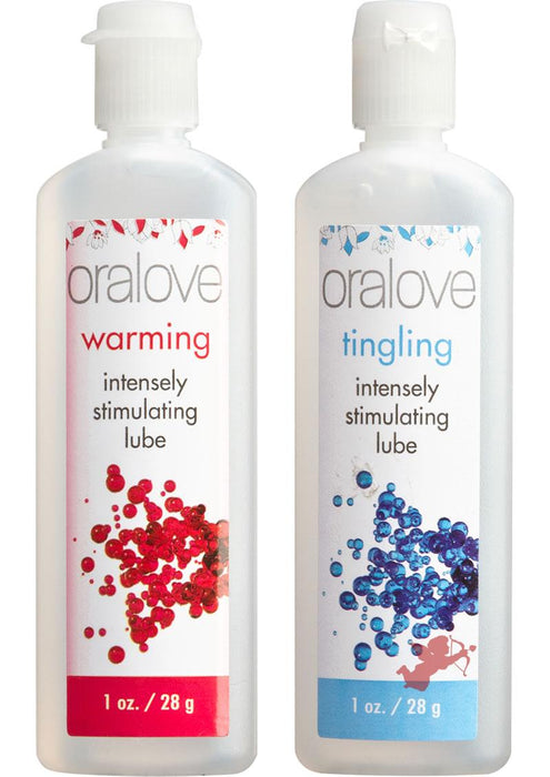 Oralove Dynamic Duo Lickable Warming and Tingling Lubricant 1oz (2 per set)
