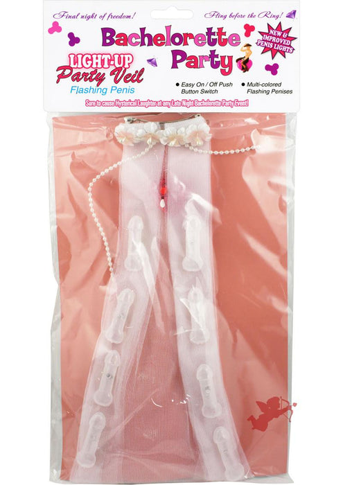 Bachelorette Party Light Up Penis Veil