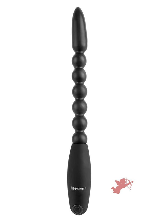 Anal Fantasy Flexa Pleaser Power Beads Waterproof Black 7 Inch
