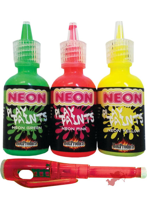 Neon Play Paints Assorted Colors 3 Each Per Pack