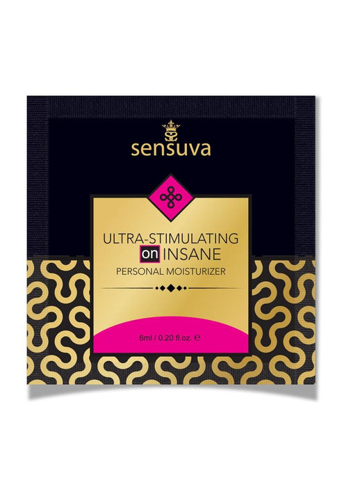 Sensuva Insane Ultra Warming & Stimulating Lubricant 6ml