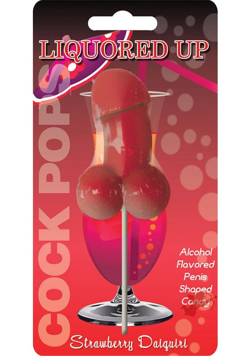 Liquored Up Cock Pops Lollipop Strawberry Daiquiri