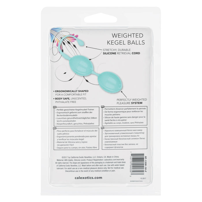 Weighted Kegel Balls Teal