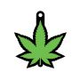 Wood Rocket Green Leaf Air Freshener - Forest
