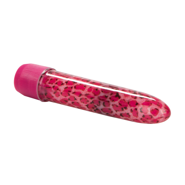 Leopard Waterproof Mini Massager 4.5in - Pink