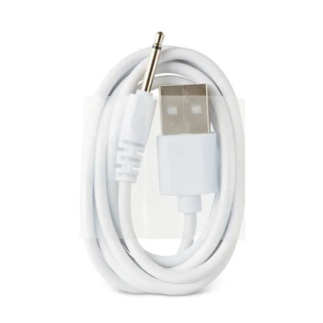 White DC Pin Connector Charging Cable with 1.5CM Pin Length